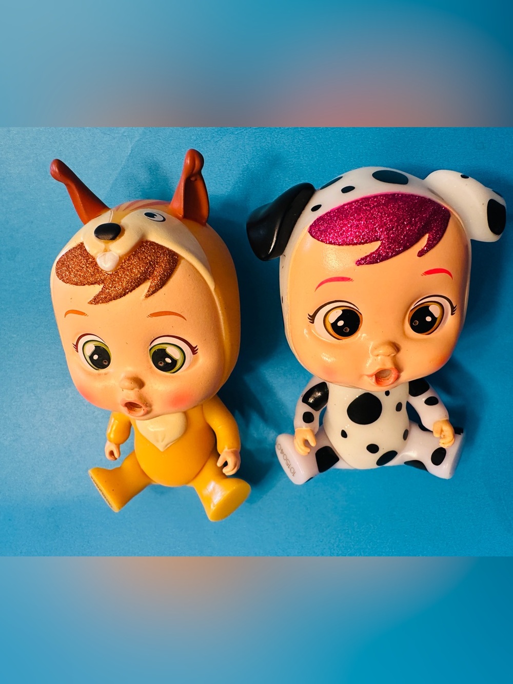 Cry Babies Magic Tears Dolls Peach & Dotty Set of 2